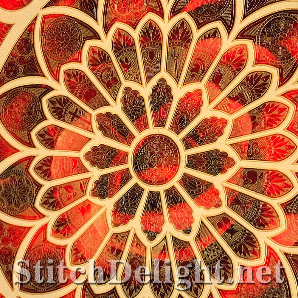 SDS4233 Rose Window Quilt