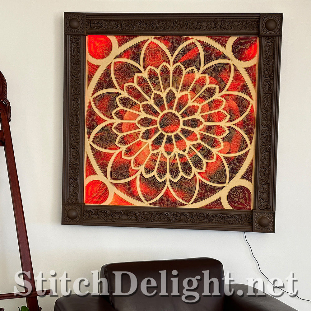 SDS4233 Rose Window Quilt