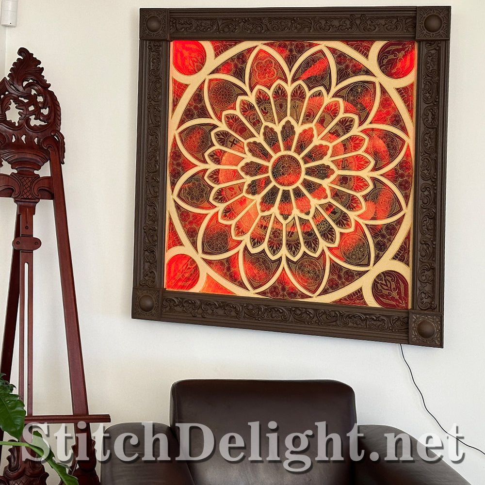 SDS4233 Rose Window Quilt