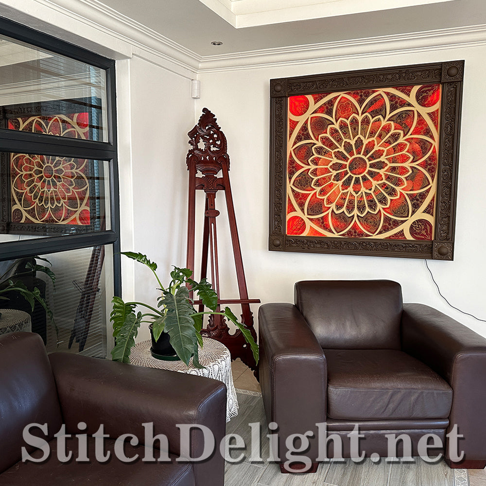 SDS4233 Rose Window Quilt