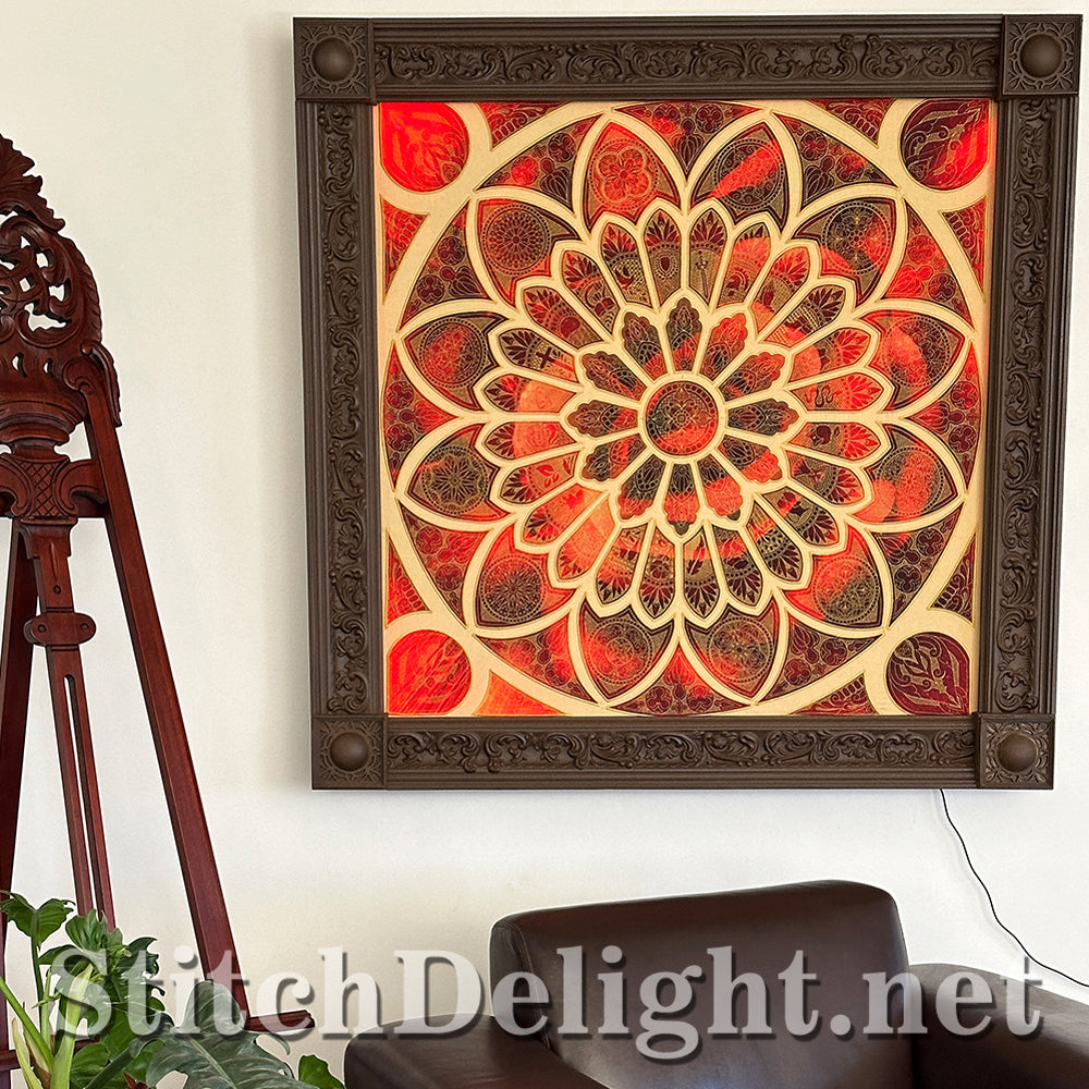 SDS4233 Rose Window Quilt