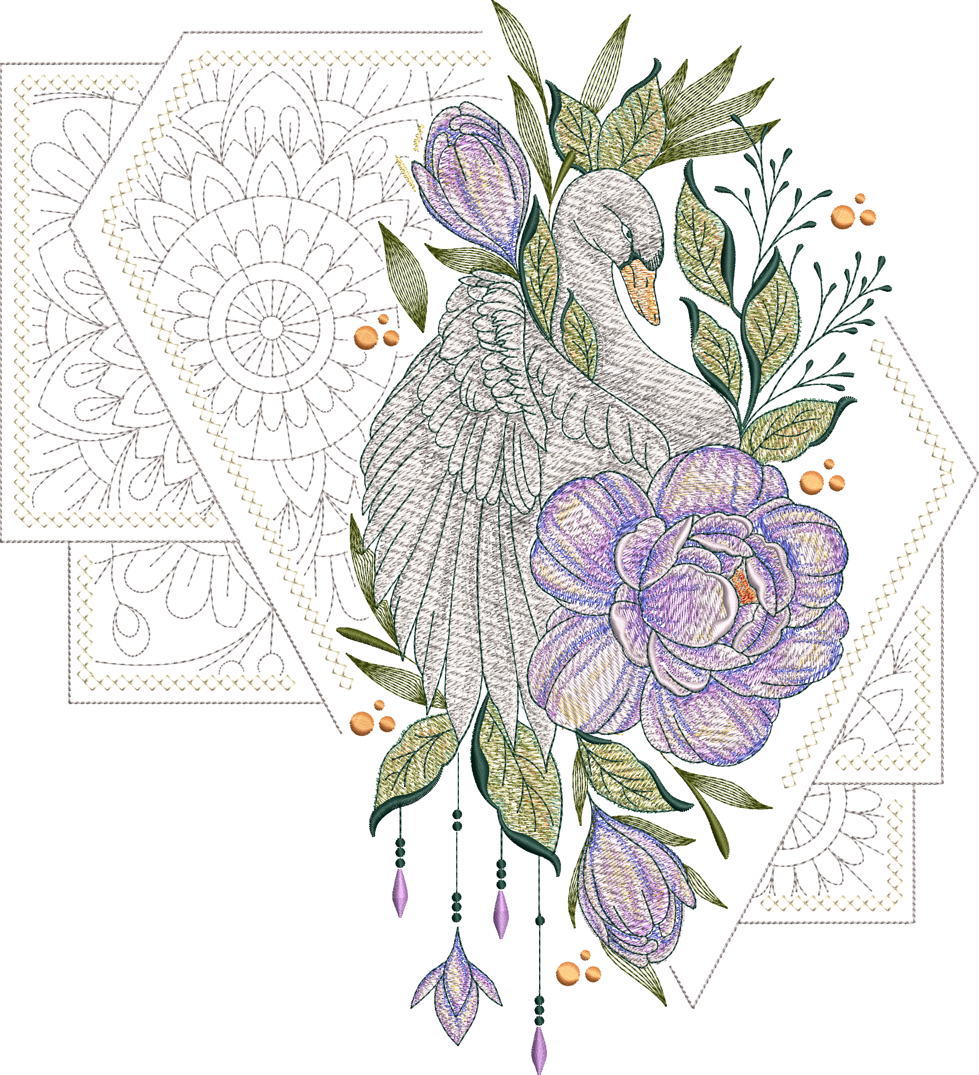 SDS4261 Elegant Swan