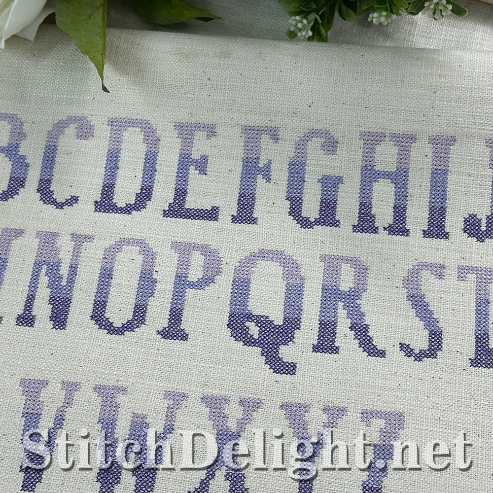 SDS4285 Ombre Cross Stitch Font