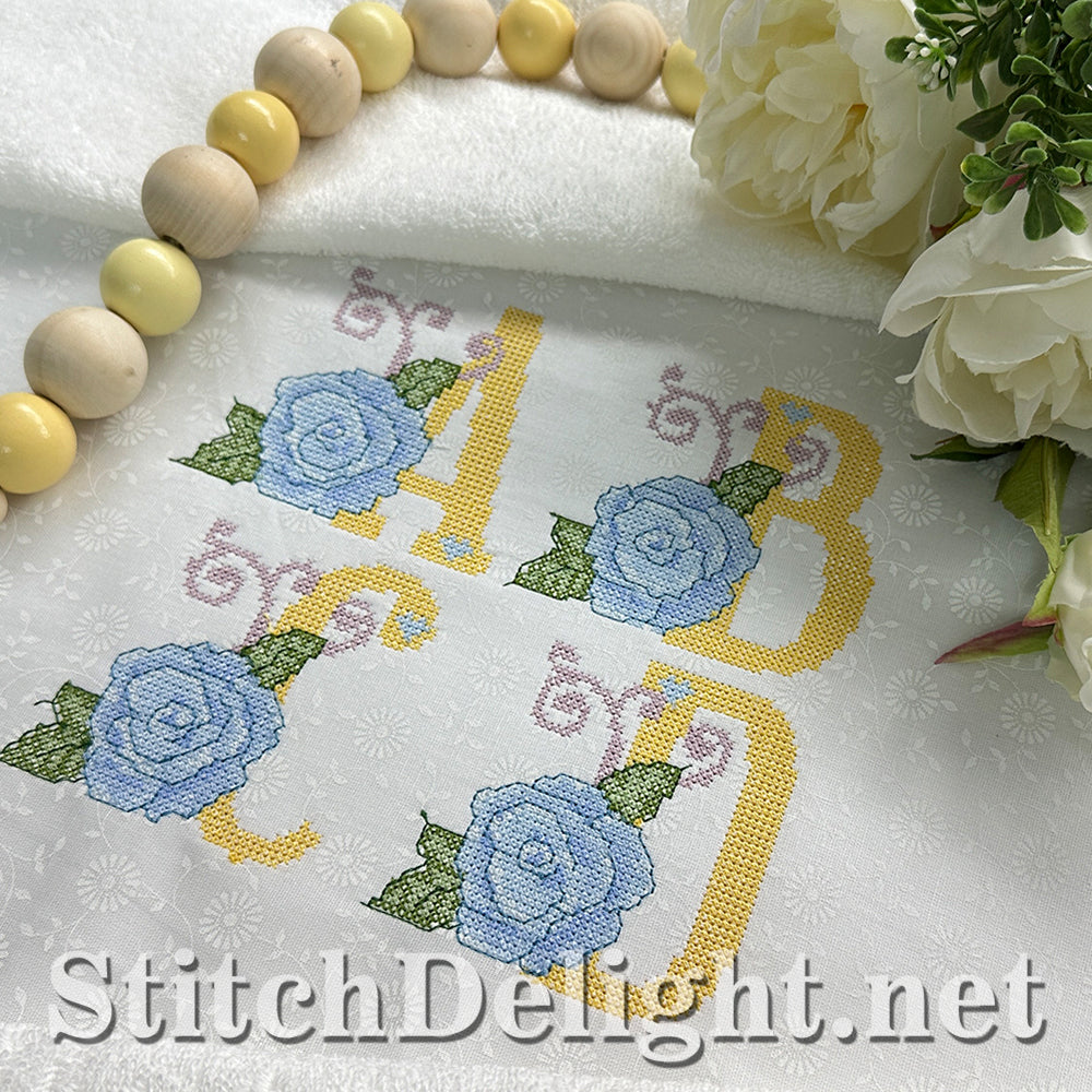 SDS4287 Rose Cross Stitch