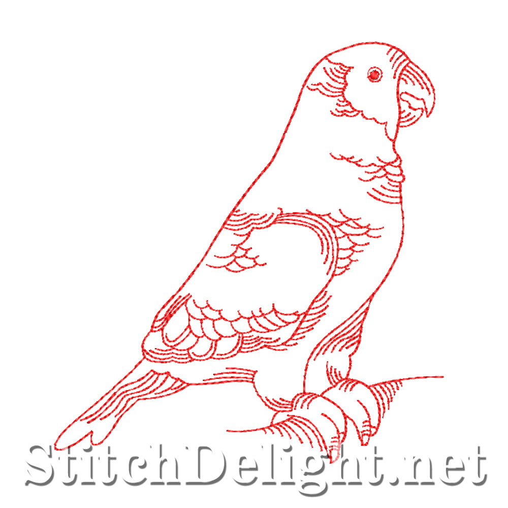 SDS4327 Redwork Birds