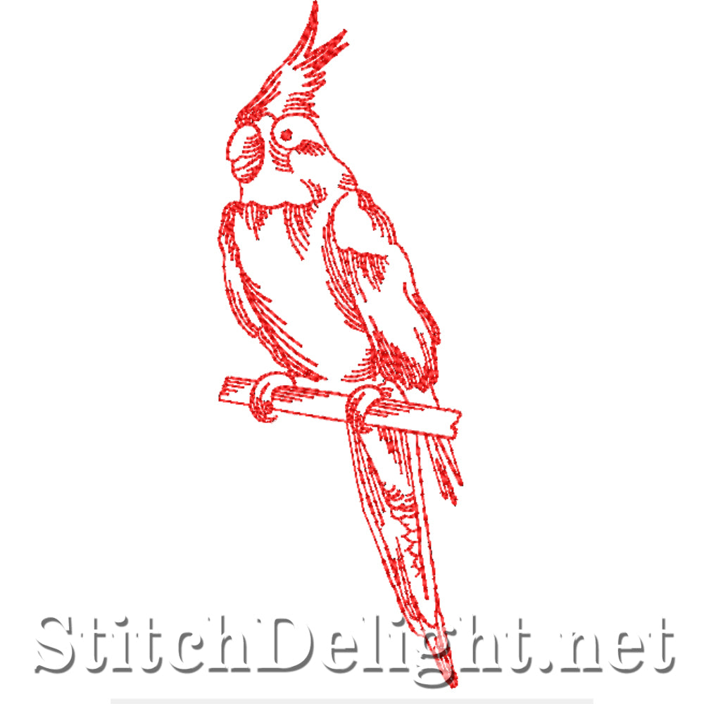 SDS4327 Redwork Birds