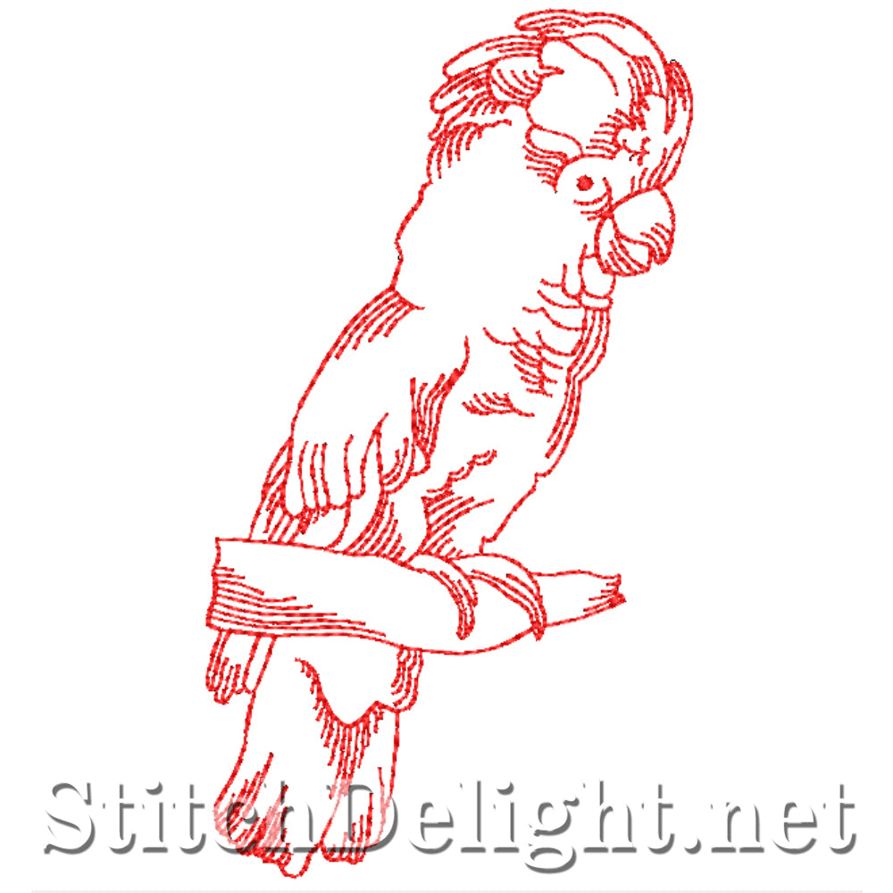 SDS4327 Redwork Birds