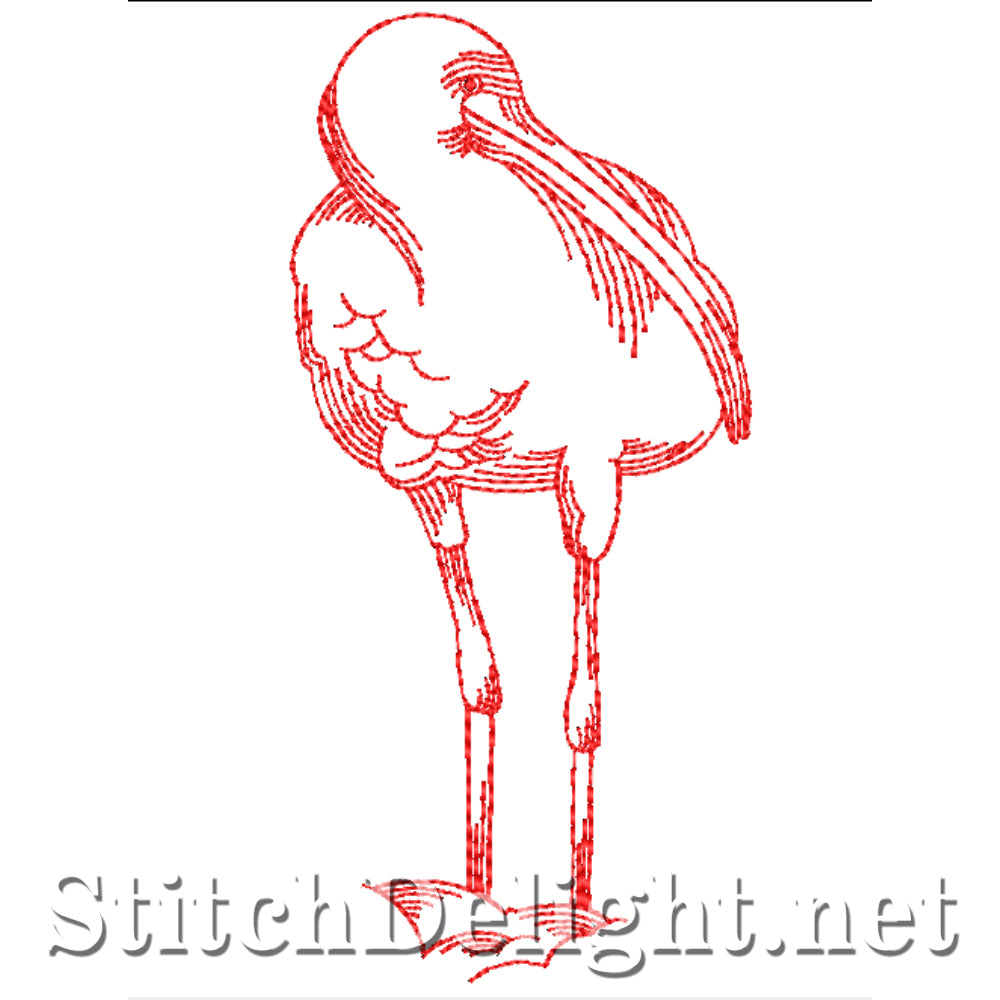 SDS4327 Redwork Birds