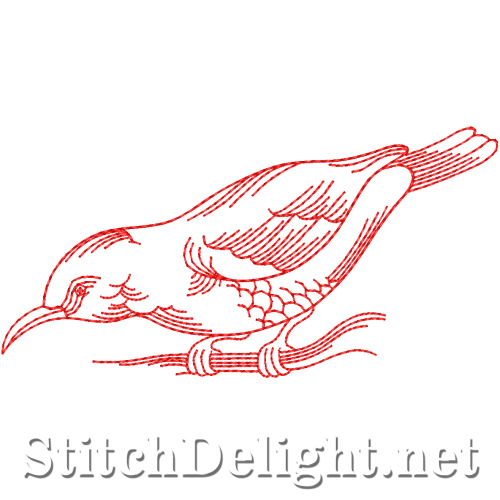SDS4327 Redwork Birds