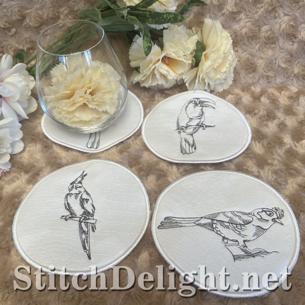 SDS4327 Redwork Birds