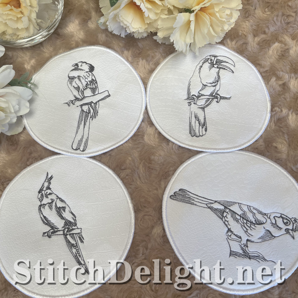 SDS4327 Redwork Birds