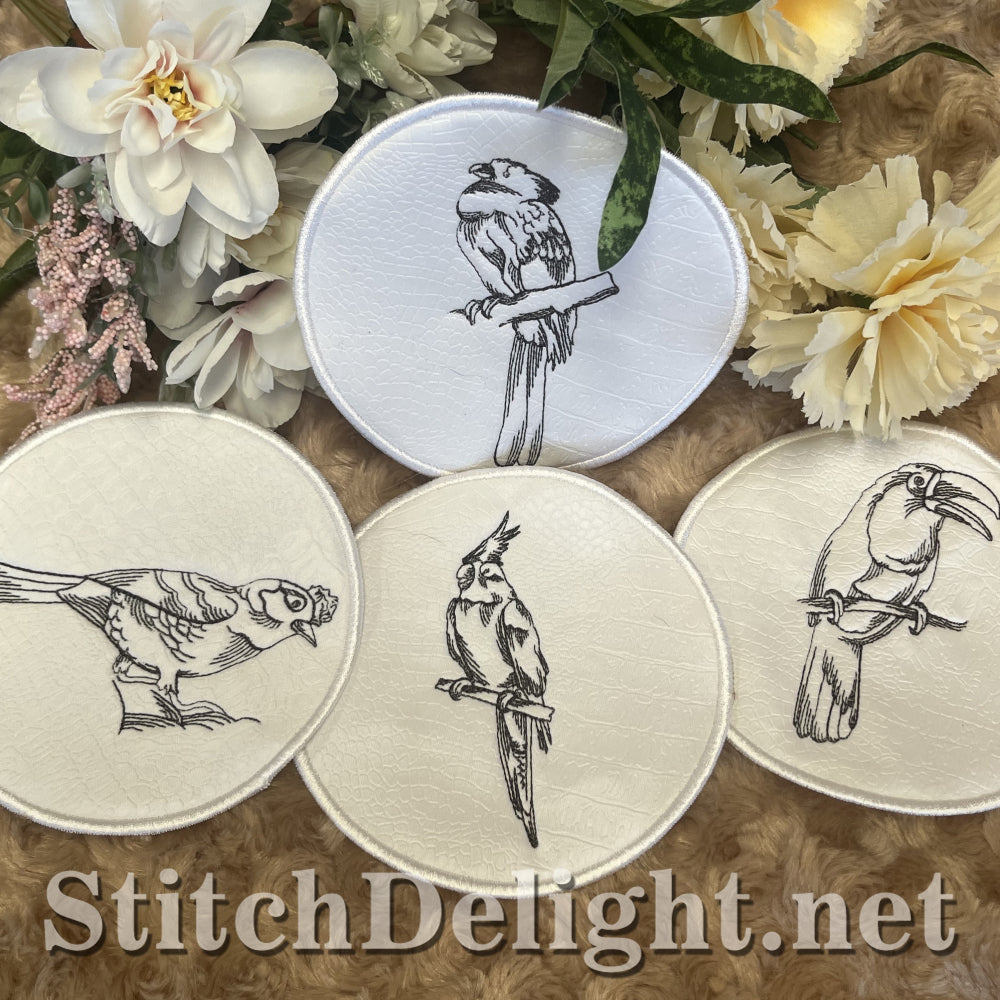 SDS4327 Redwork Birds