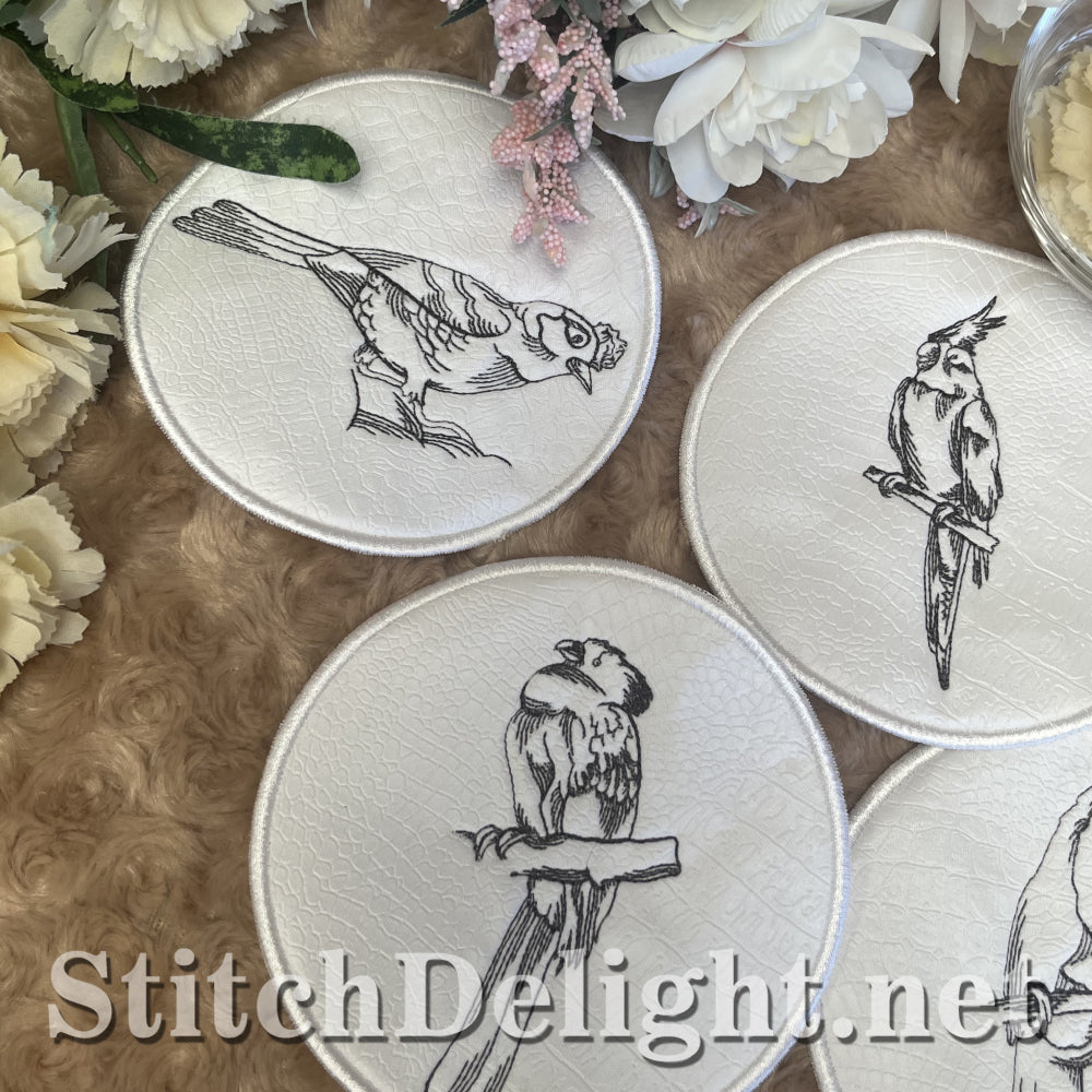 SDS4327 Redwork Birds