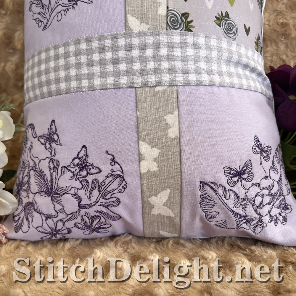 SDS4328 Redwork Flowers