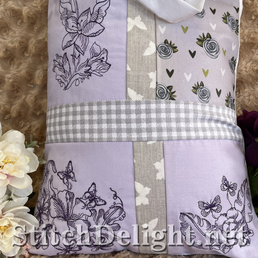 SDS4328 Redwork Flowers