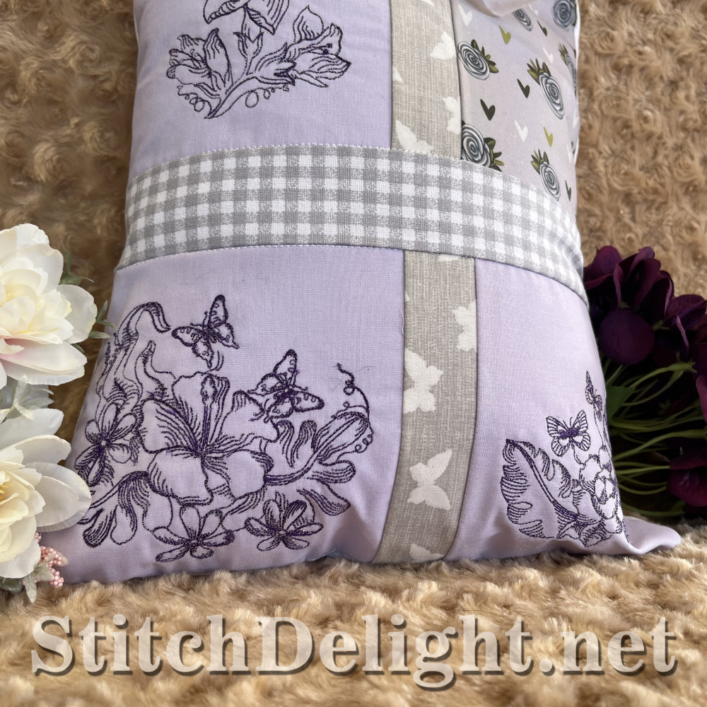 SDS4328 Redwork Flowers