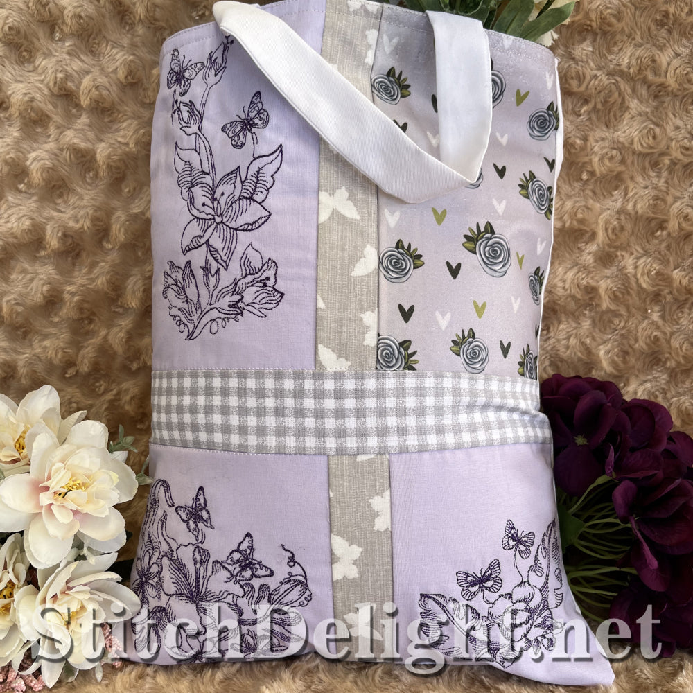 SDS4328 Redwork Flowers