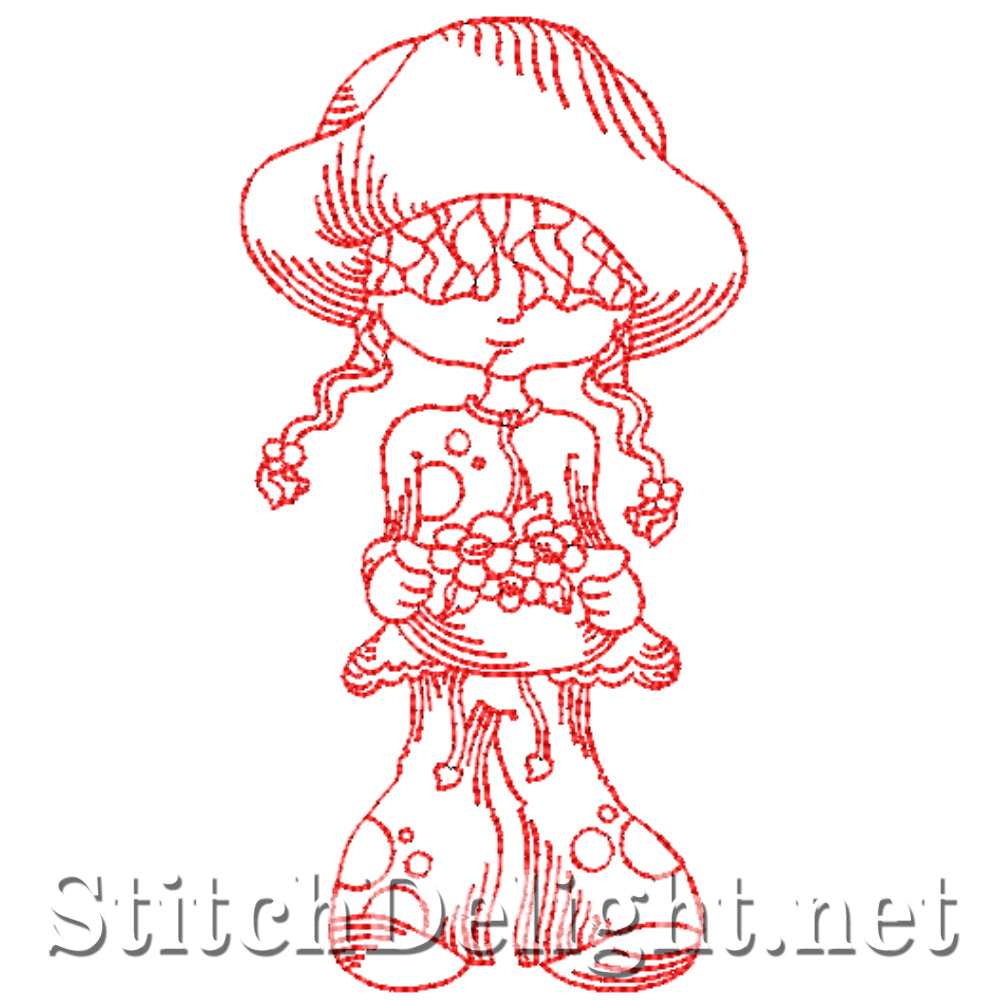 SDS4329 Redwork Sarah