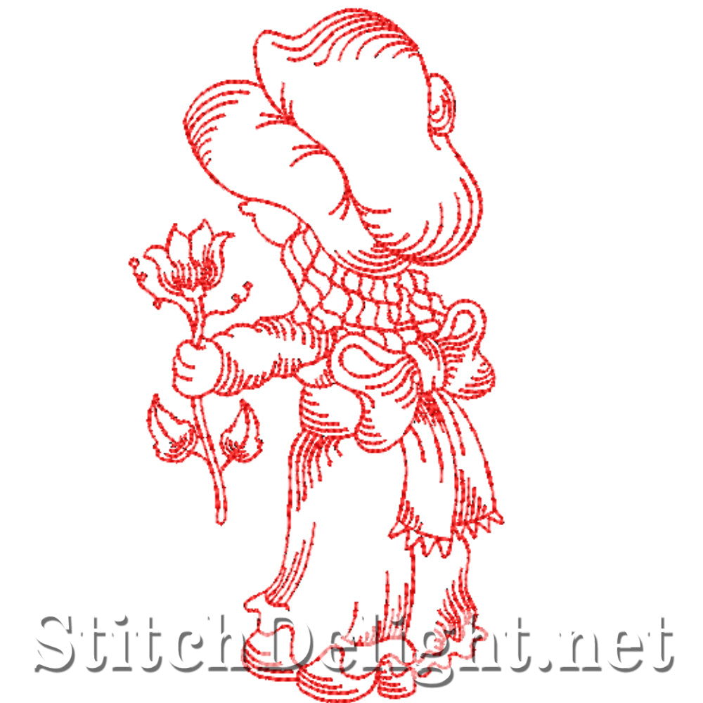 SDS4329 Redwork Sarah