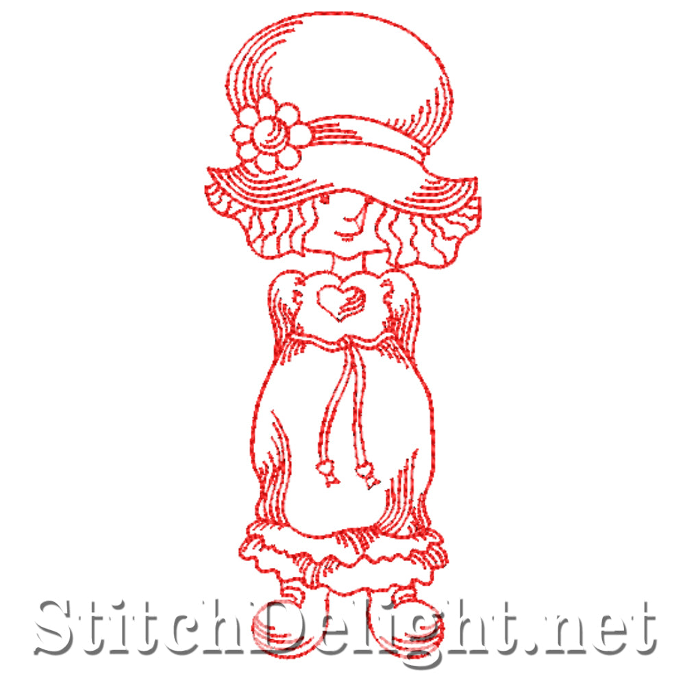 SDS4329 Redwork Sarah