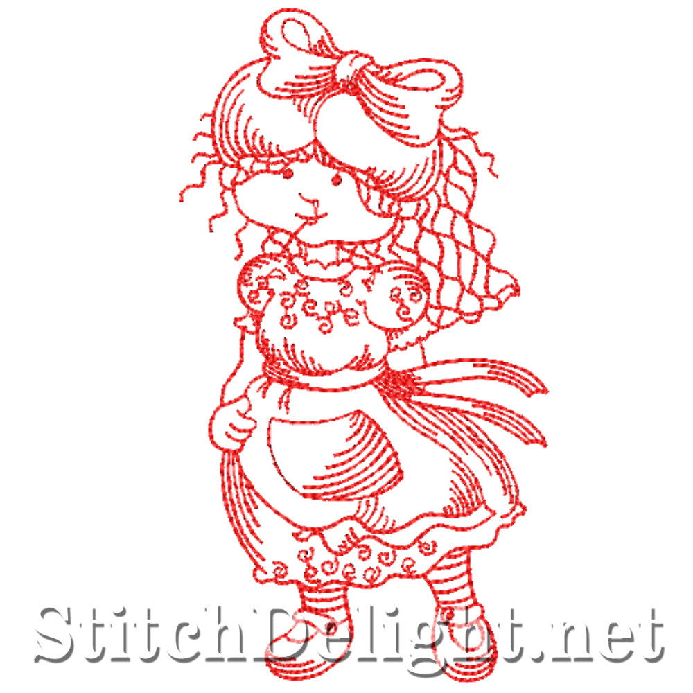 SDS4329 Redwork Sarah