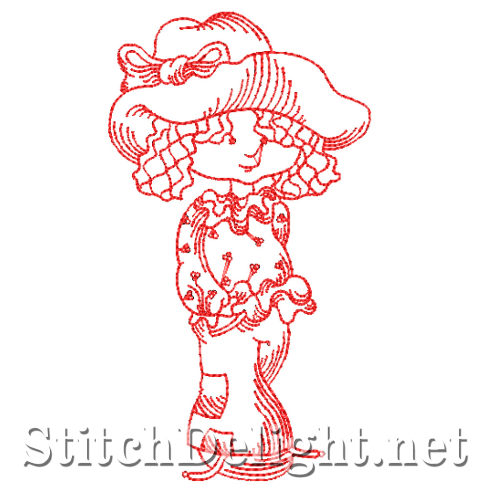 SDS4329 Redwork Sarah