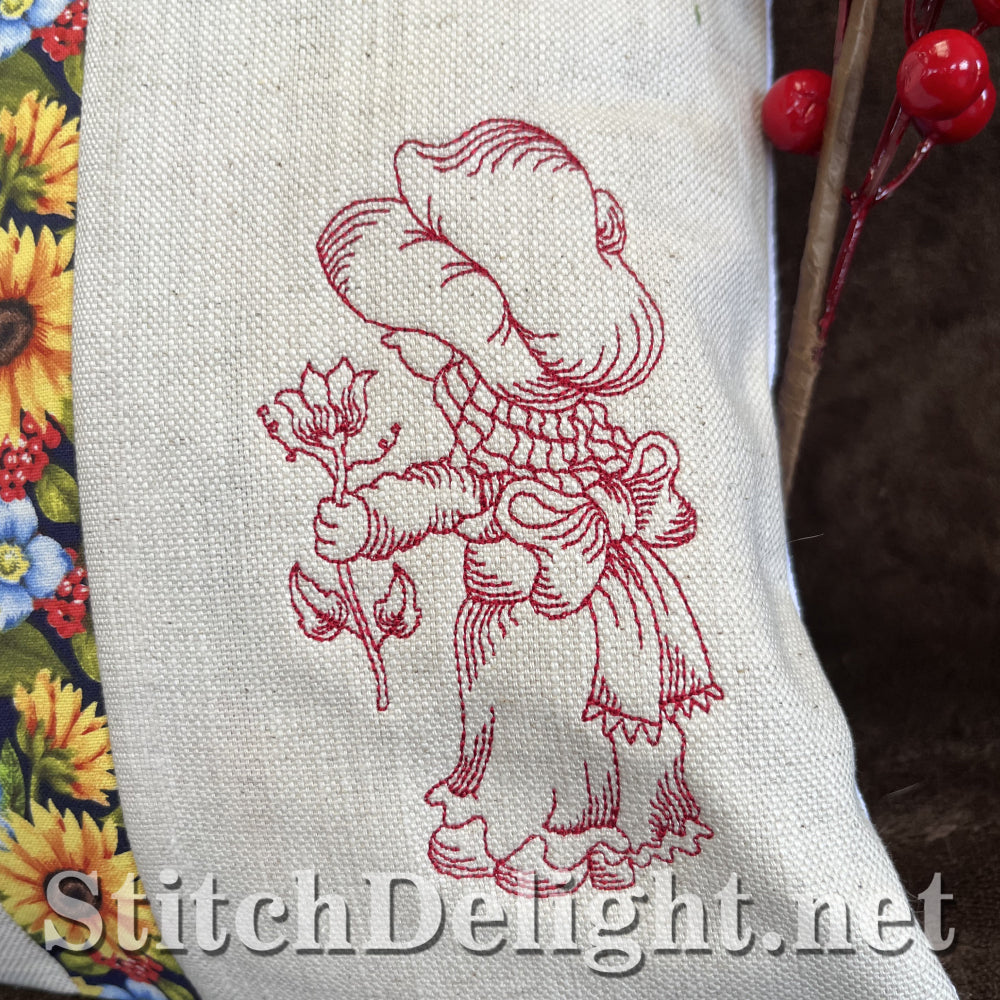 SDS4329 Redwork Sarah