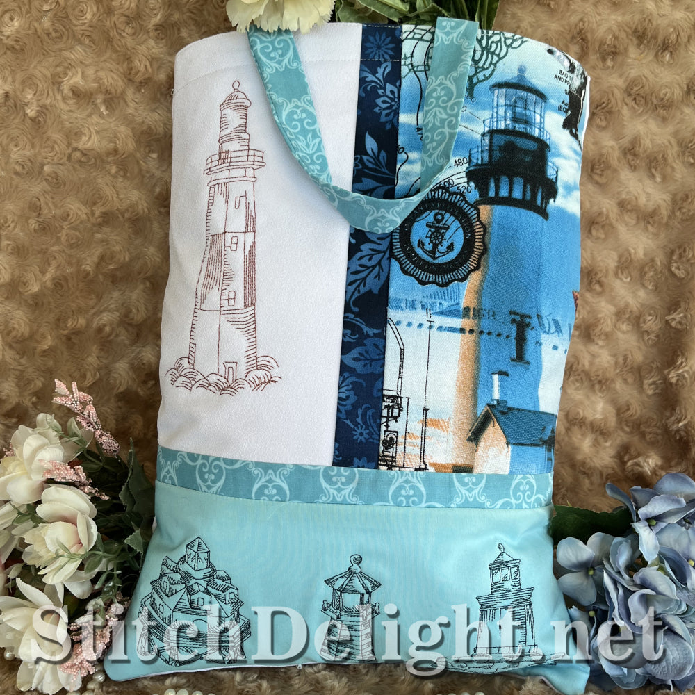 SDS4330 Redwork Lighthouse