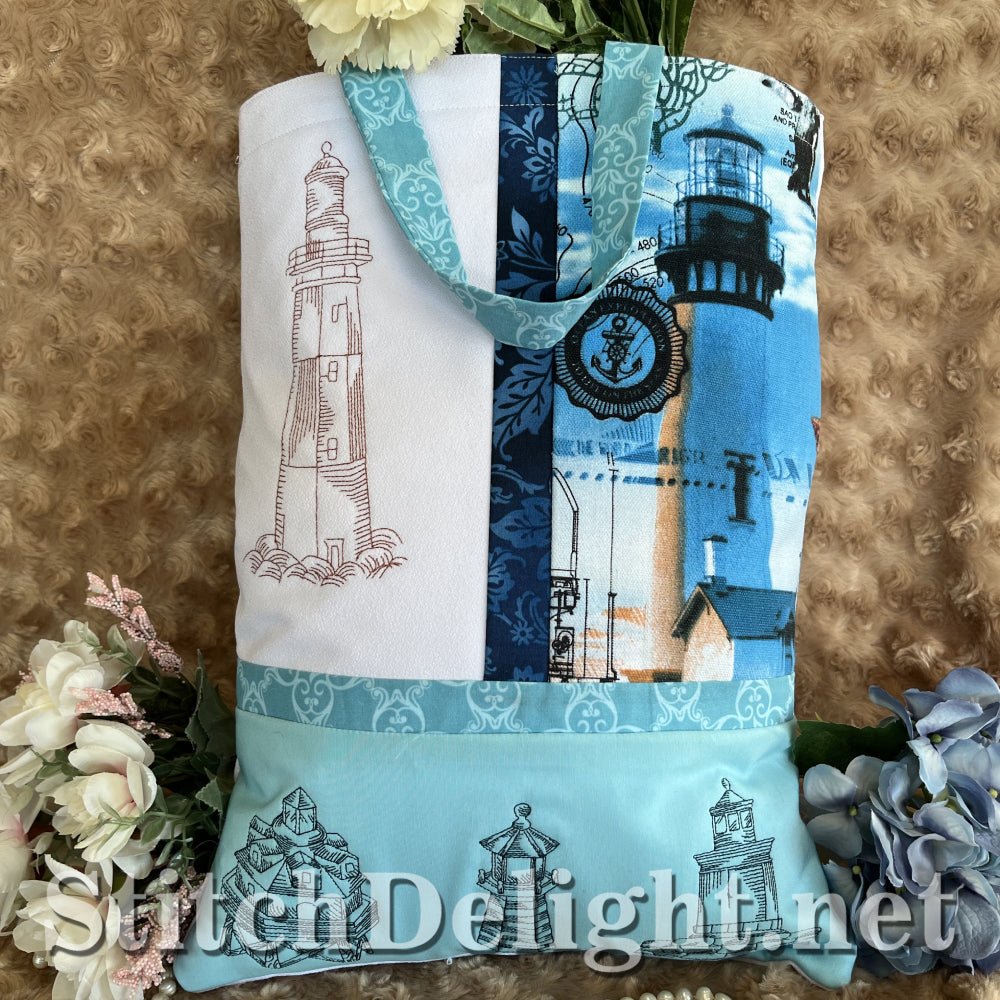 SDS4330 Redwork Lighthouse