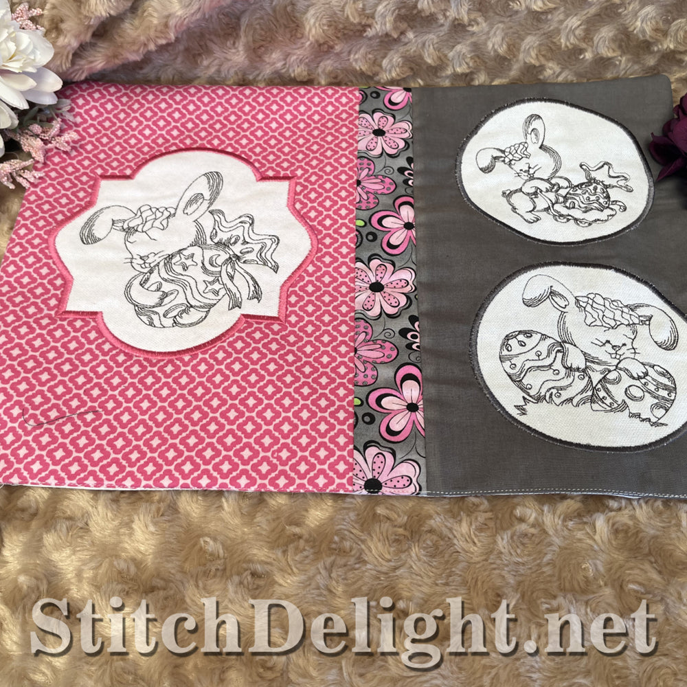 SDS4335 Redwork Easter Bunny