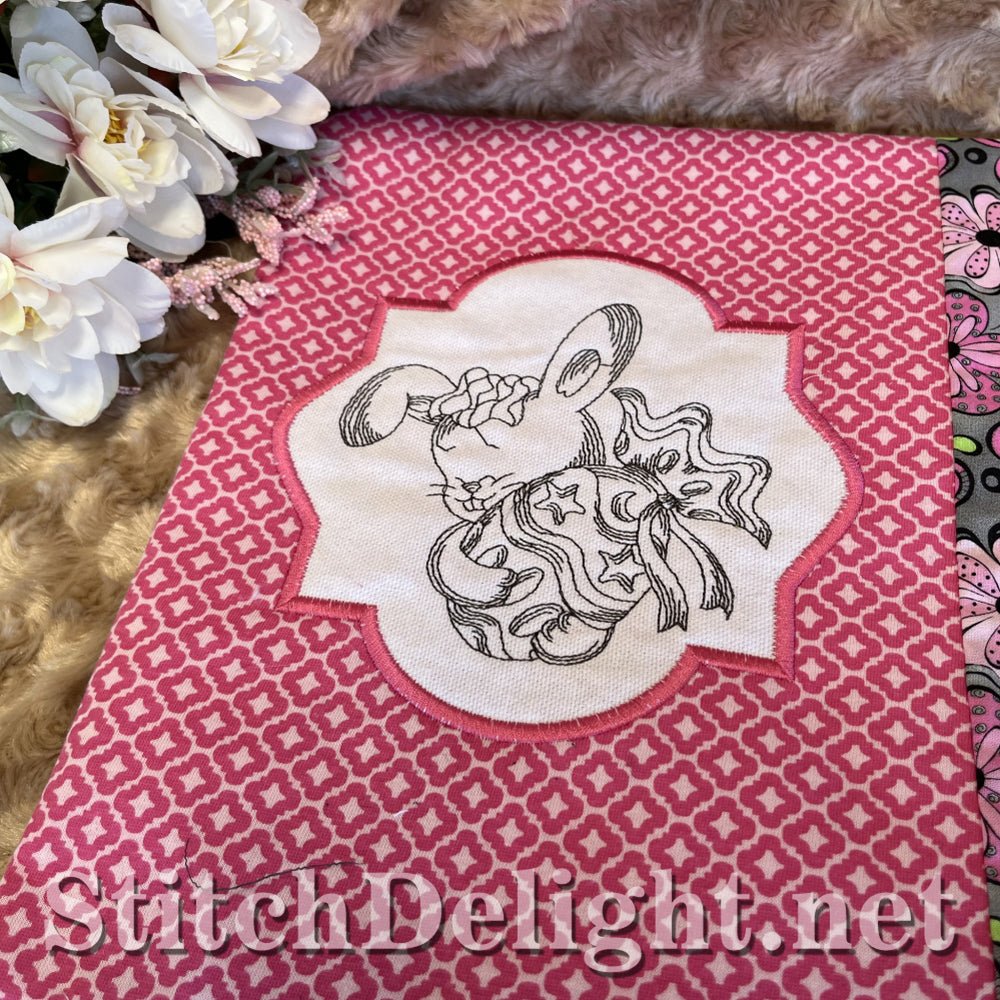 SDS4335 Redwork Easter Bunny