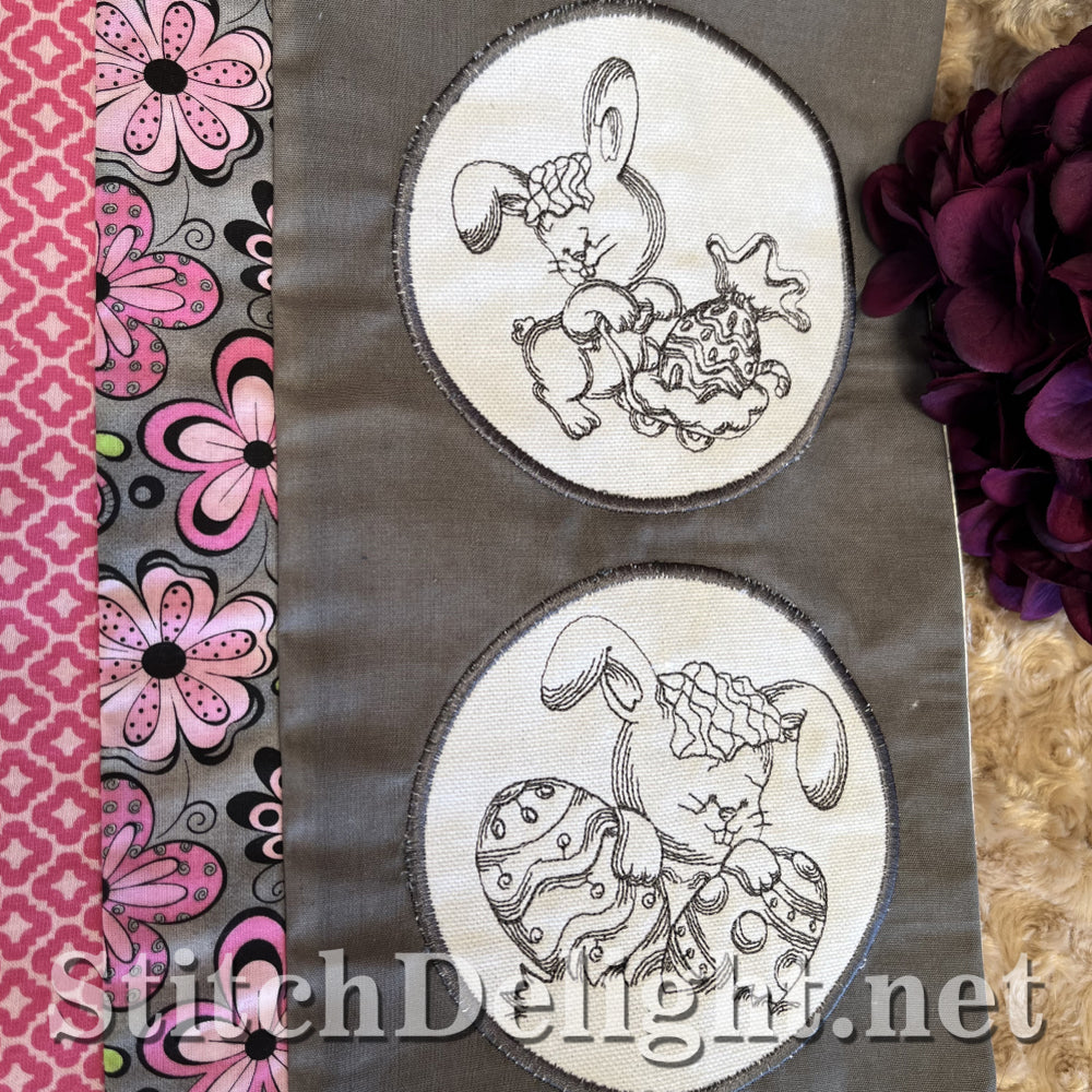 SDS4335 Redwork Easter Bunny