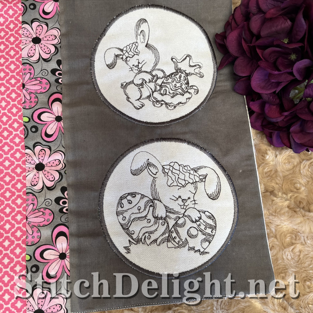 SDS4335 Redwork Easter Bunny