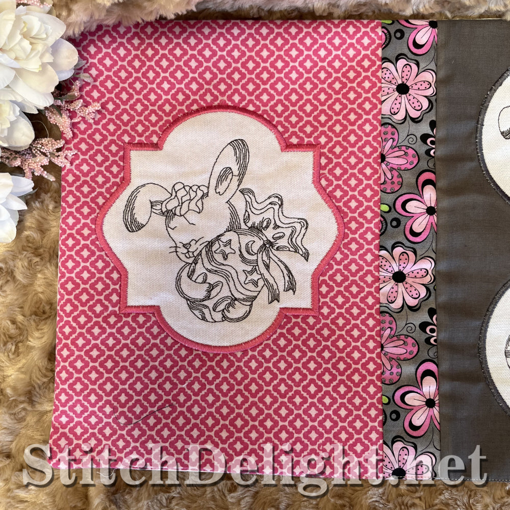 SDS4335 Redwork Easter Bunny