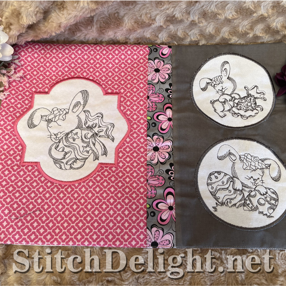 SDS4335 Redwork Easter Bunny