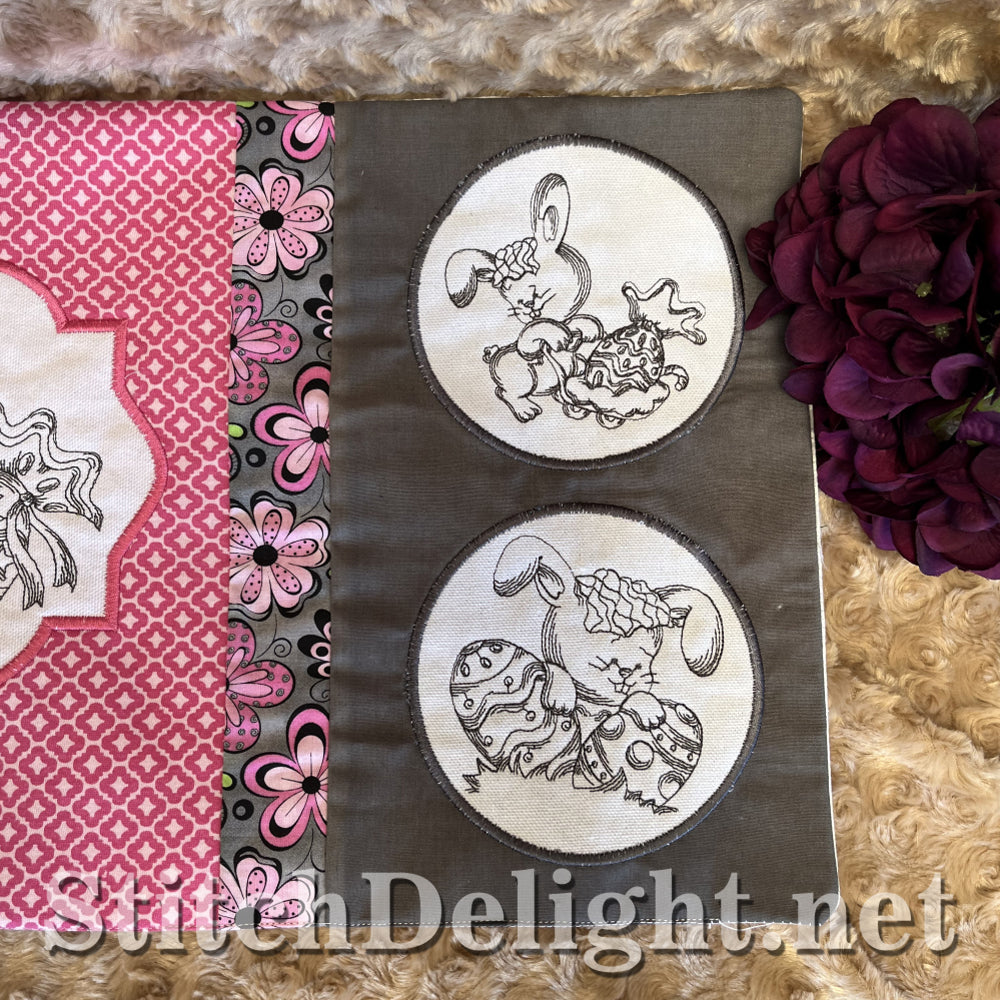 SDS4335 Redwork Easter Bunny