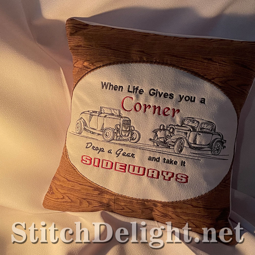 SDS4337 Vintage Redwork Cars