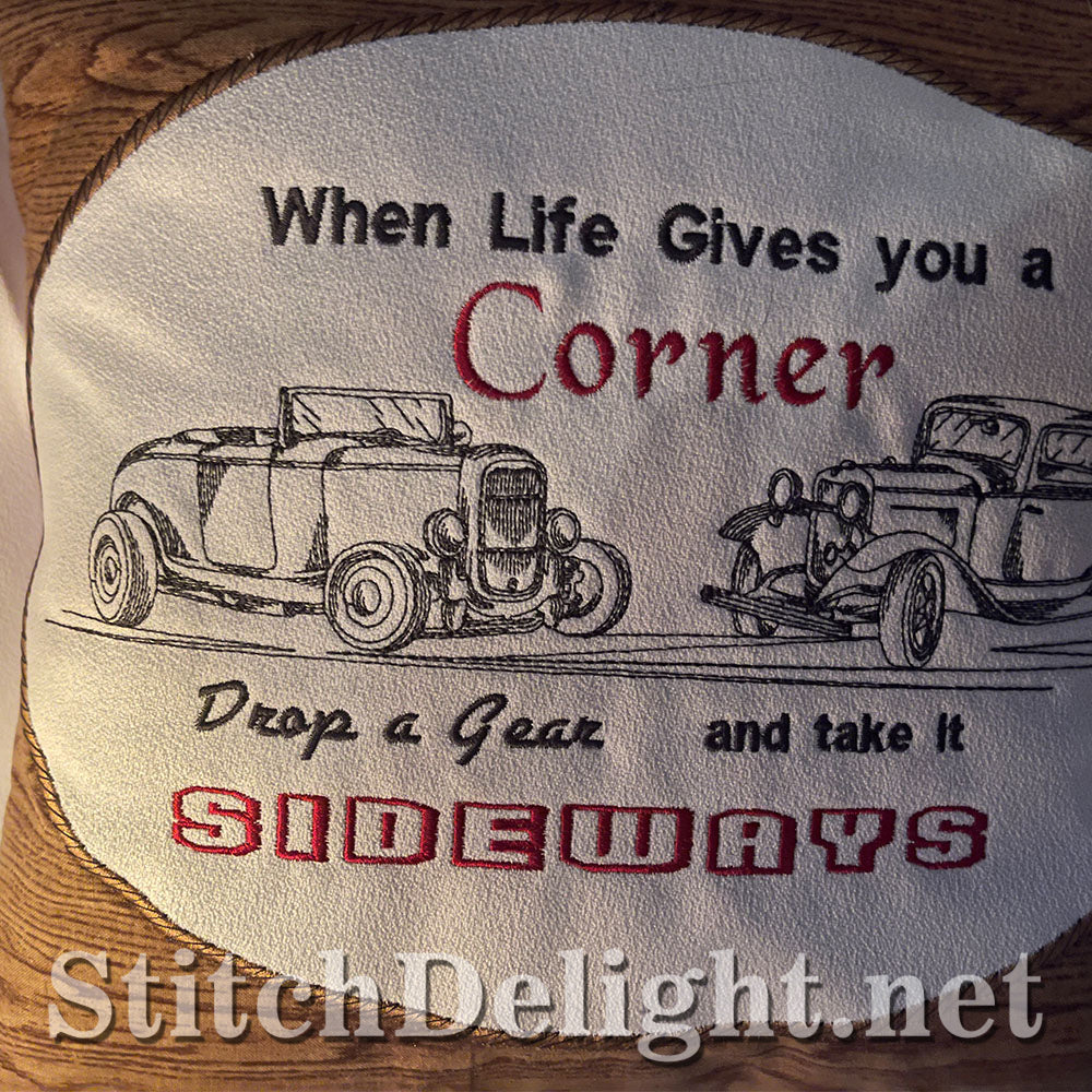 SDS4337 Vintage Redwork Cars