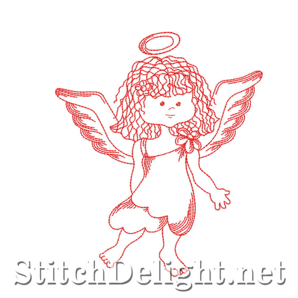 SDS4339 Redwork Angels
