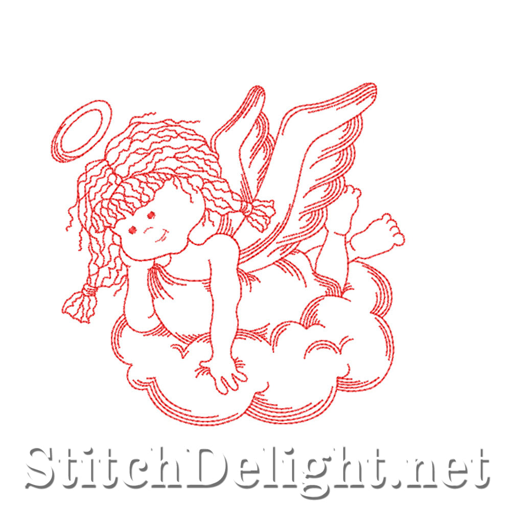 SDS4339 Redwork Angels