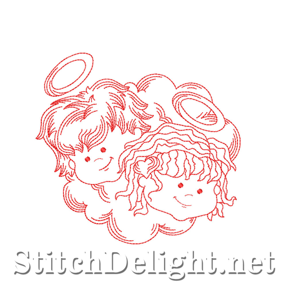 SDS4339 Redwork Angels