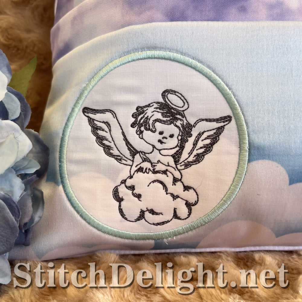 SDS4339 Redwork Angels