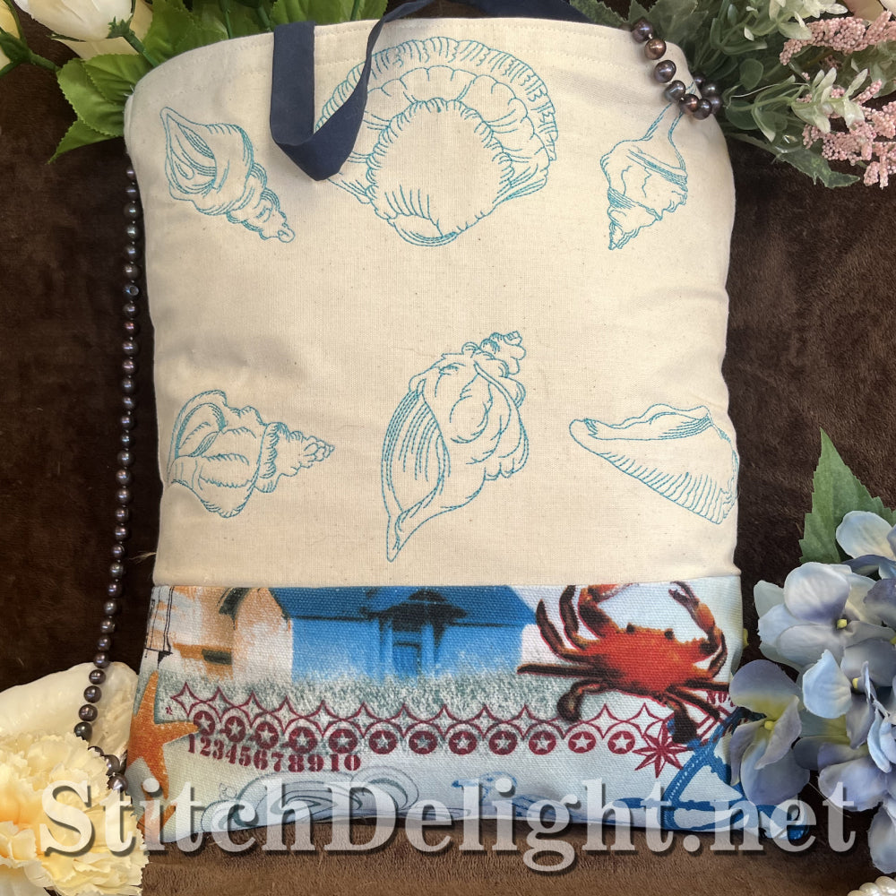 SDS4343 Redwork Sea Shells