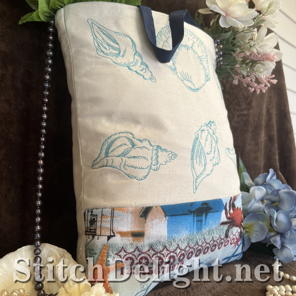 SDS4343 Redwork Sea Shells