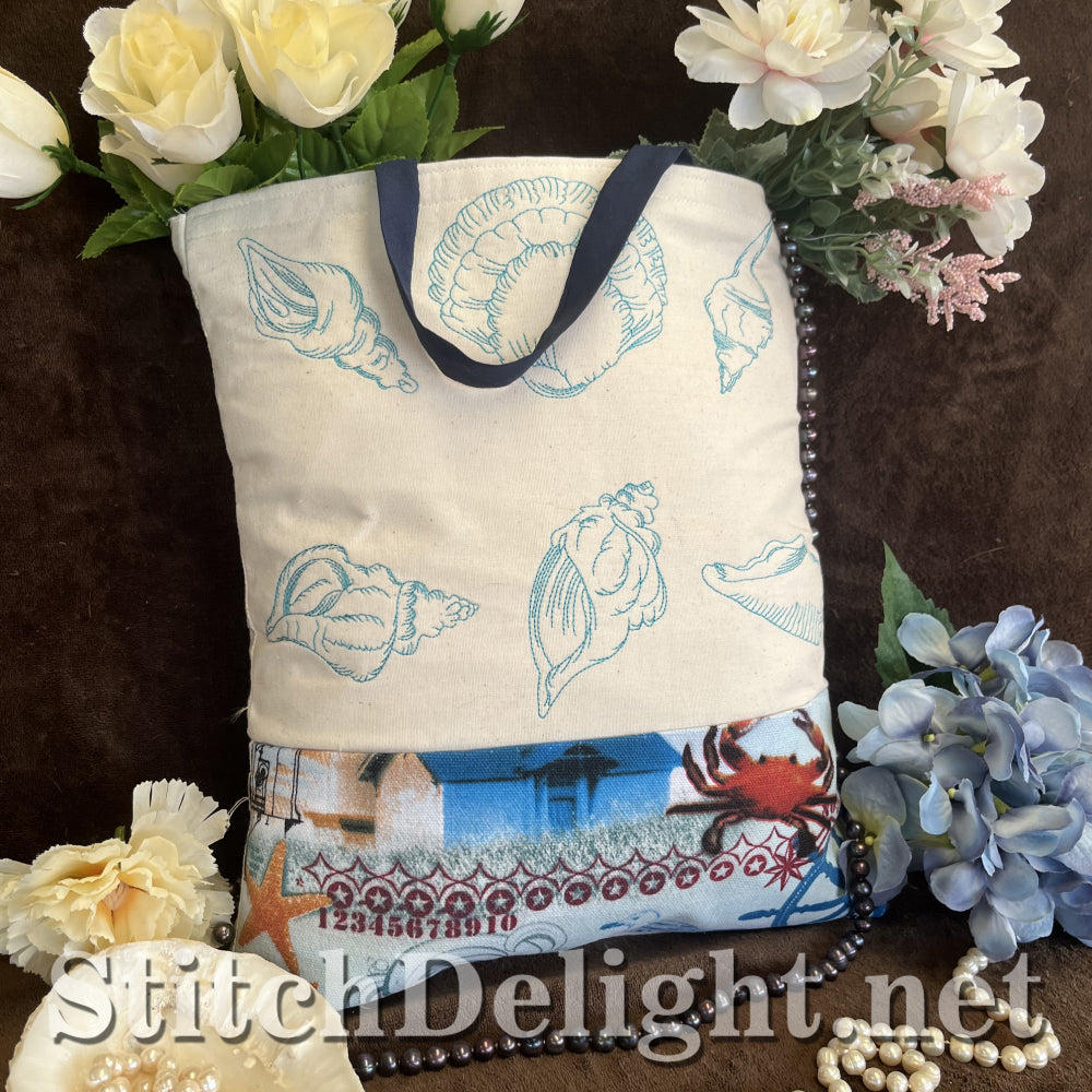 SDS4343 Redwork Sea Shells