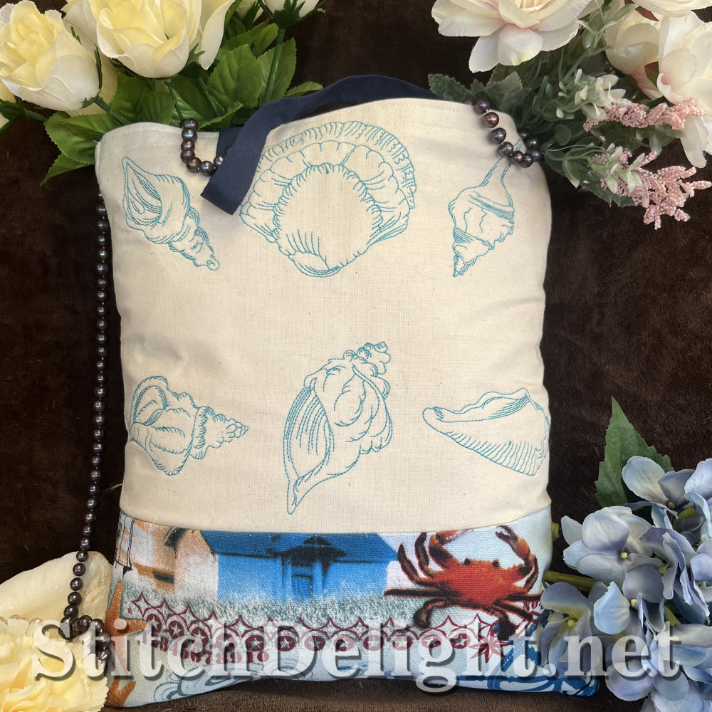 SDS4343 Redwork Sea Shells