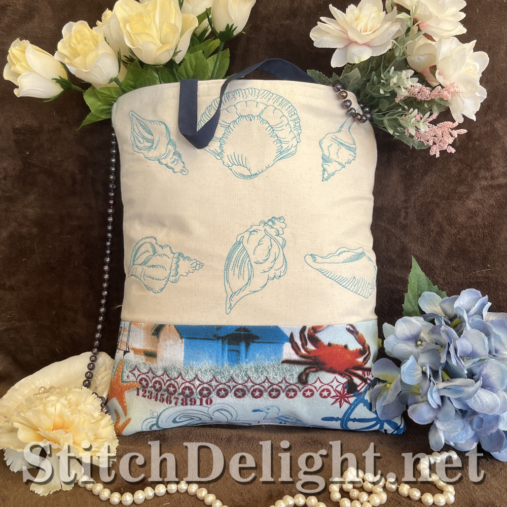 SDS4343 Redwork Sea Shells