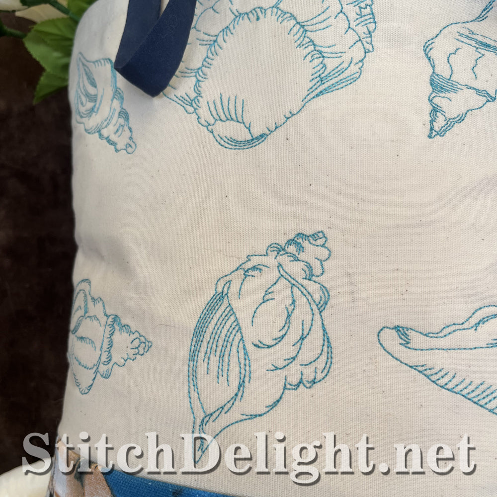 SDS4343 Redwork Sea Shells