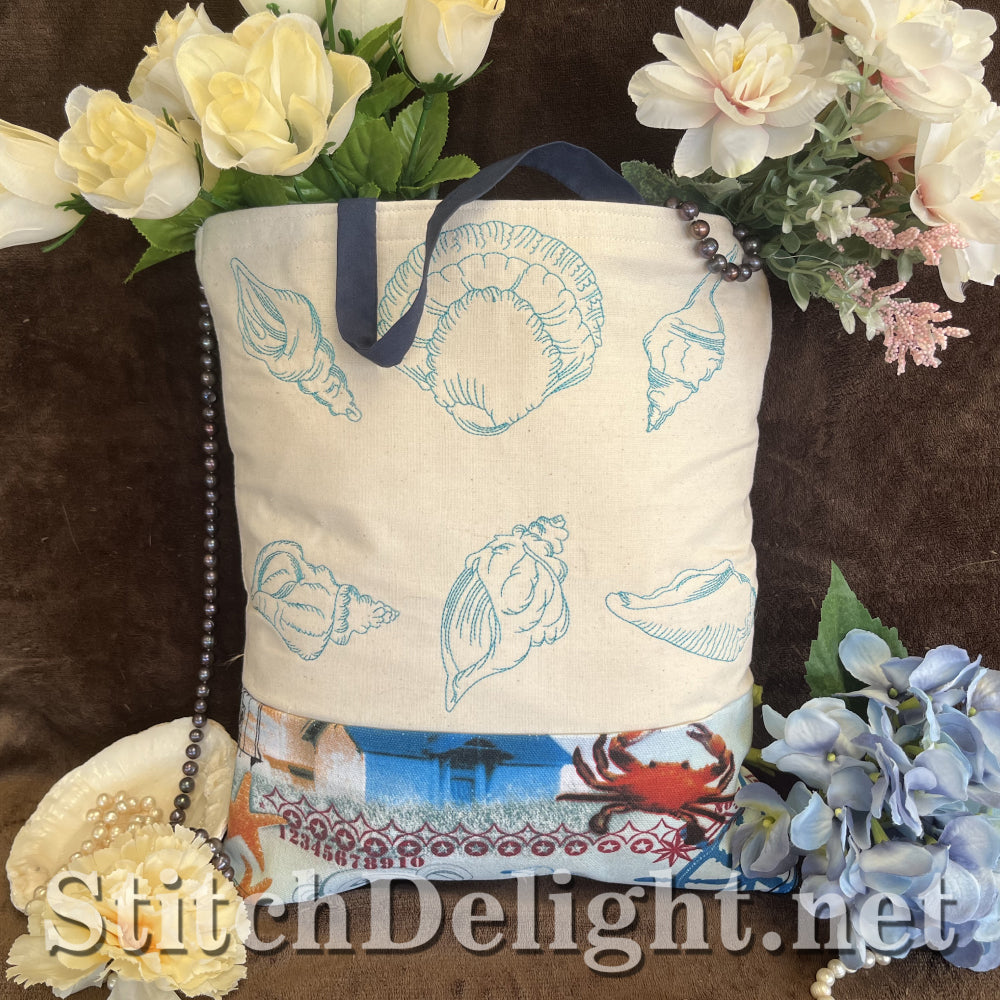 SDS4343 Redwork Sea Shells