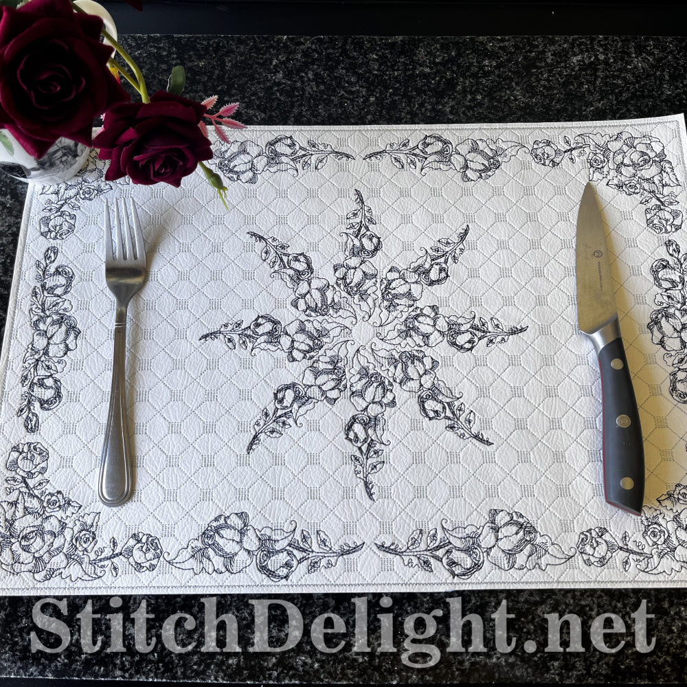 SDS4347 Redwork Roses